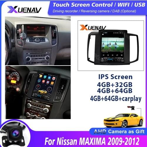 Android10 radio For Nissan MAXIMA 2009 2010 2011 2012 GPS Navigation Stereo Receiver 2Din Radio Autoradio Multimedia Player