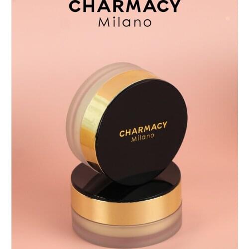 CHARMACY Oil Control Setting Natural Loose Powder Concealer Loose Powder Waterproof Longlasting Loose Powder with Puff Cosmetic