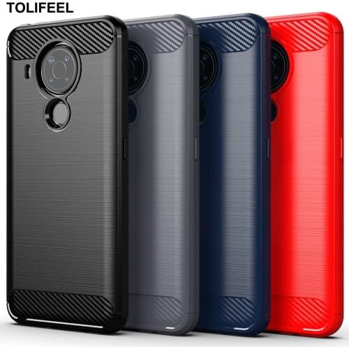 Carbon Fiber Case For Nokia 2.1 2.2 3.1 3.2 4.2 5 5.1 6.1 6.2 7.2 8.1 7.1 7 Plus Soft Silicone Shockproof Phone Back Cover