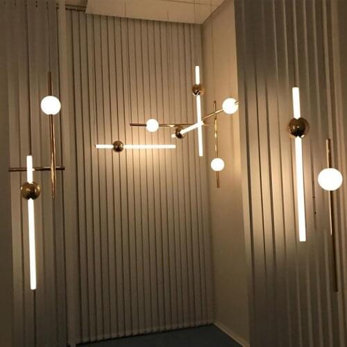 Decoration LED Pendant Lighting Modern Decor Linear Light Fixture For Shop Dinning Room Bar Designer Suspension Hanging Lamps