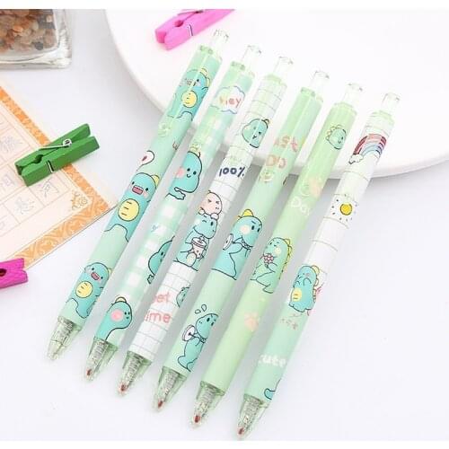 Dinosaur Gel Pen Novelty Cute Gel Pens Kawaii Stationery Gel Ink Pen Korean Stationery Gel Pens Cute Stationary Supplies
