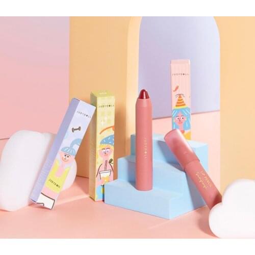 Judydoll Judy Girl Interesting Life Diary Series Lipstick Pencil Lip Liner Matte Frost Moisturizing Nude