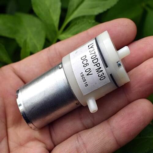 DC 3V-6V Mini Vacuum Pump Carbon Brush 370 Air Pump Large Flow Oxygen Pump Breast Pump Negative Pressure Pump Sphygmomanometer