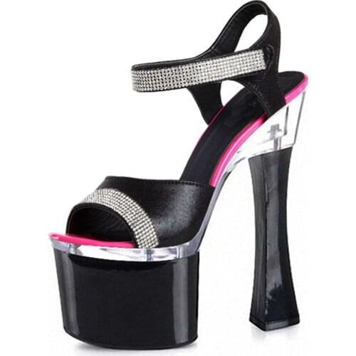 2018 fashion noble womens sandals elegant female personality high heel sandals wholesale temperament lady 17-18cm sandals