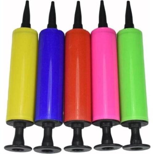 1pcs Balloon Pump Inflator Plastic Air Pump Foil Balloon Hand Push Balloon Accessories Useful Portable Balloon Pump Inflator