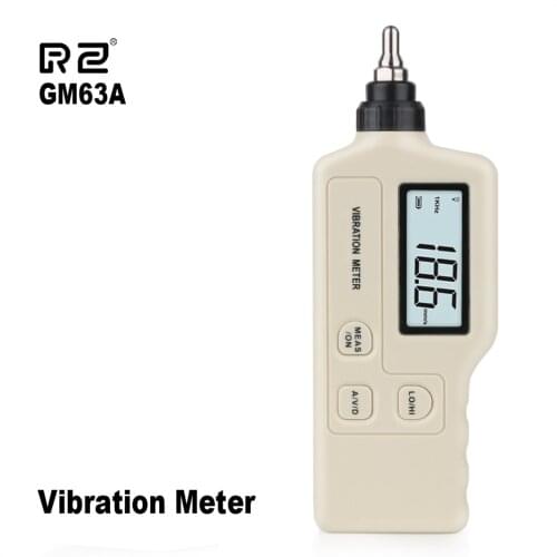 RZ Vibration Analyzer Vibration Meter Vibrometer Analizador De Vibraciones Handheld Digital GM63A Vibrator Vibration Tester