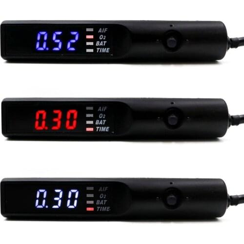 Universal Car Turbo Timer red/blue/white LED Digital Display for Turbo & NA Black and Silver Pen Control