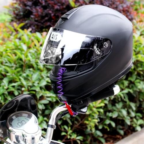 Motorcycle Accessories Motorcycle Helmet Lock Code Lock Steel Cable Luggage Lock Bicycle Lock Mini Password Lock Random Colors