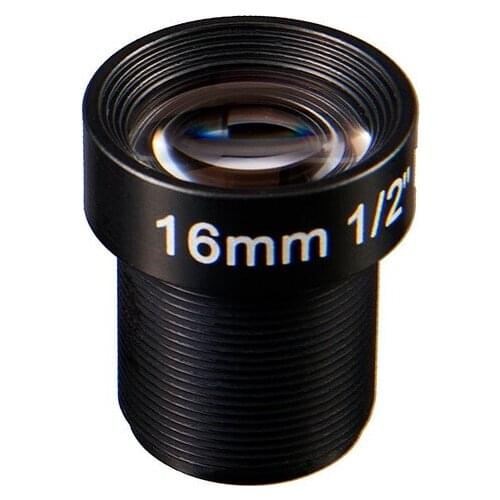 16 mm HD IPC CCTV Lens high quality 1/2" M12 S Mount 22.3 degrees Fixed CCTV IP Security Camera F1.8 5MP Board Lens SL-HD1618BMP