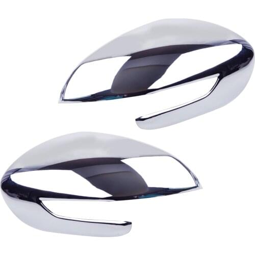 2pcs Door Side Wing Rear View Mirror Cover Molding Trim Car Silver Plastic Fit For Kia Sportage QL 2017 2018 2019 2020