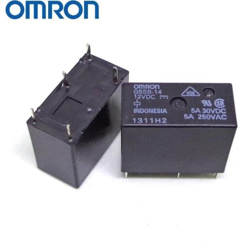20pcs OMRON RELAY G5SB-14 12VDC G5SB-14 24VDC G5SB-14 DC12V DC24V Brand new and original relay