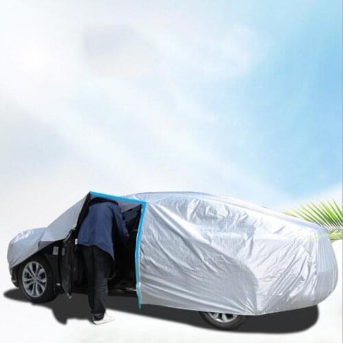 Automobile protective cover is used for automobile dustproof, waterproof and sunscreen automobile aluminum film car cover