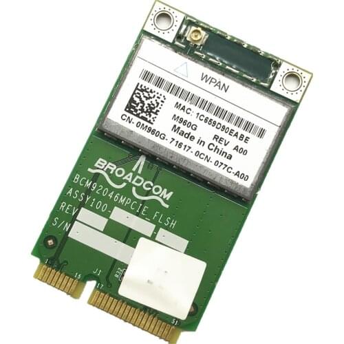 Dell Wireless 370 Bluetooth Module latitude E5400 E5500 E6400 M2400 M4400 M6400 BCM92046MPCIE_FLSH M960G