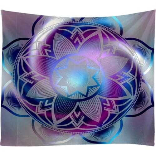Dreamlike Mandala Tapestry Wall Hanging Sandy Beach Throw Rug Blanket Camping Tent Travel Mattress Bohemian Sleeping Pad
