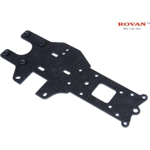 1/5 scale rc car part carbon fiber rear chassis plate for HPI Rovan KM Baja 5B 5T 5SC