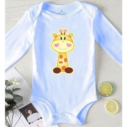 Jumpsuit Babies Autumn Baby Girl Clothes Winter Newborn Clothing Cotton Kids' Things Cartoon Print Romper for Toddler