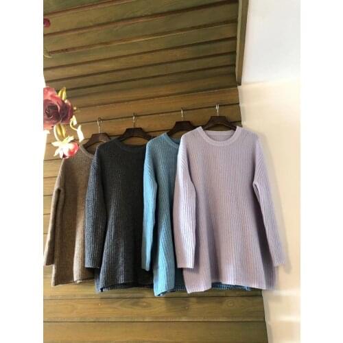 Fashion 2021 new ladies sleeve sexy casual solid color long pullover 1207
