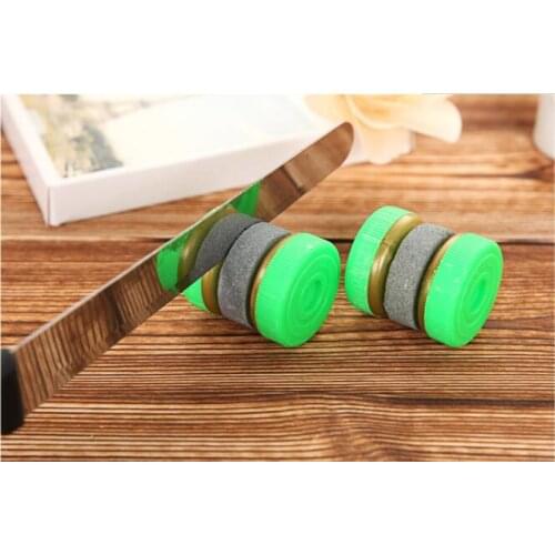 1PC New Portable Kitchen Ceramic Knife Sharpener Professional Sharpening Tools Two Stage Sharpeners LF 118