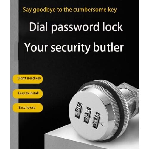 Drawer Lockers Three-Digit Mechanical Dial Combination Lock