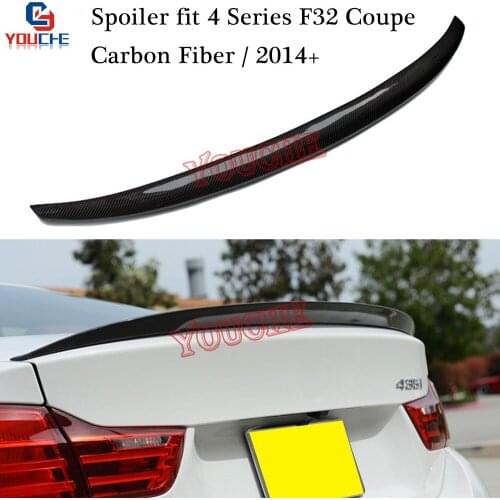 F32 Carbon Fiber Rear Spoiler for BMW 4 Series F32 2-Door Coupe MP / M4 / CS / PSM Style Car Rear Wing 420i 428i 2014