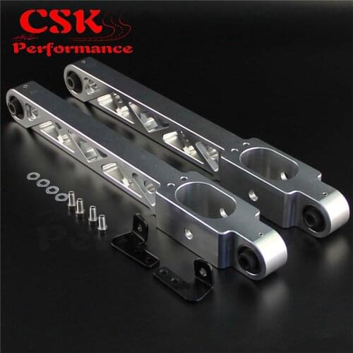 Rear Lower Suspension Control Arm Fits For Mitsubishi Lancer G EVO 1 2 3 4G63 Red / Black / Silver