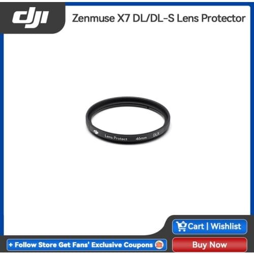 DJI Zenmuse X7 DL/DL-S Lens Protector is used to guard the camera lens from damage during operation, transportation, and storag