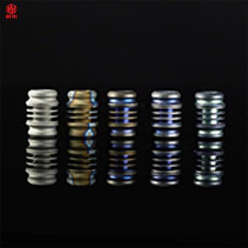 1PCS Titanium Alloy Knife Beads Camping Equipment Accessories EDC Survival Paracord Beads Can Be Installed Tritium Gas Tube