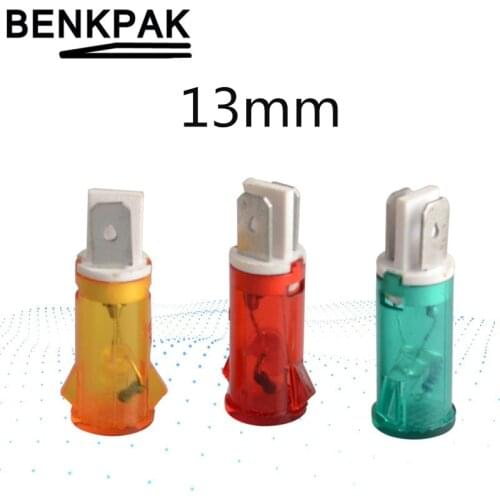 10pcs 13mm Power Indicator Pilot Light Lamp MDX-14A