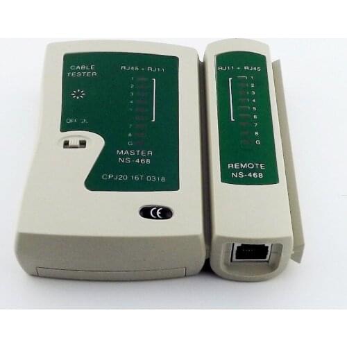 10pcs RJ45 RJ11 Cat5e Cat6 UTP Network Lan Cable Tester Networking Test Tool