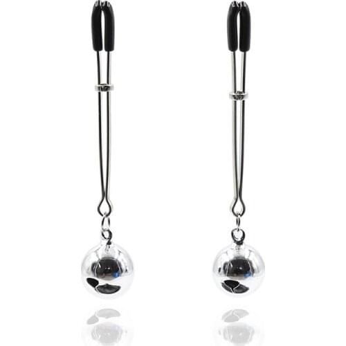 2020 Fetish Sex Nipple Clamps With Bells Bondage Restraints Erotic Breast Clips Sex Toys for Women Adult Games for Couples