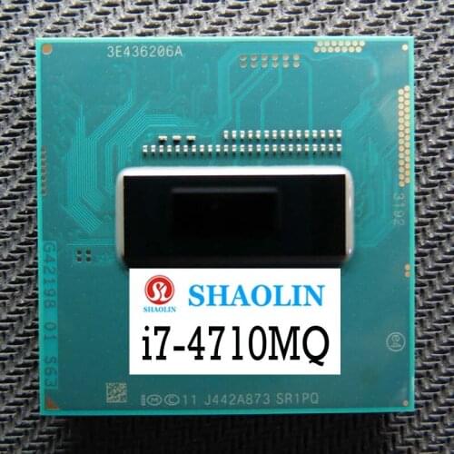 I7-4710MQ i7 4710MQ SR1PQ 2.5GHz Quad-Core Eight-Thread CPU Processor 6M 47W Socket G3/rPGA946B Original SHAOLIN Official Versio