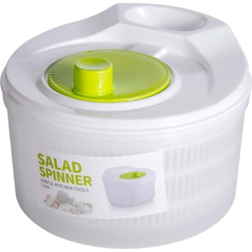 Fruit Vegetable Dehydrator Drainer Salad Spinner Dehydration Basket Household Large Capacity Kitchen Tools