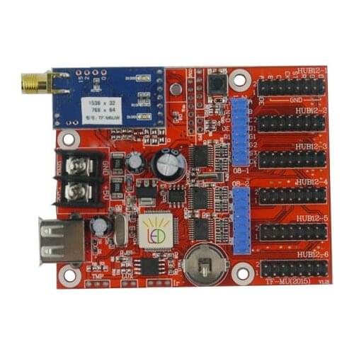 TF-M6UW USB and wifi dual communication led controller wifi wireless led card supports 1536*32;768*64