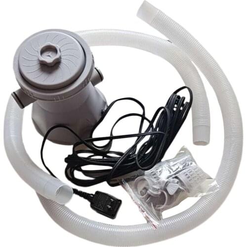 Electric Swimming Pool Filter Pump, Swimming Pool Pump and Filter Kit, Swimming Pool Pump, Paddling Pool UK Plug CNIM Hot