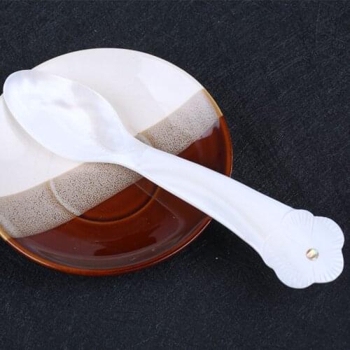 Natural Kitchen Flower Shell Spoon For Tasting