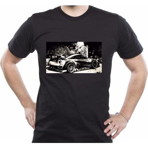 New 2019 Fashion Hot 3D Print T Shirt personalized Ahmed Car Black White Gray Men Tee Shirt Printing