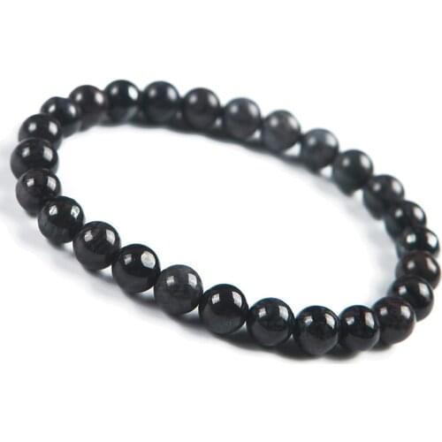 New Arrival Genuine Natural Purpel Sugilite Stone Round Bead Women Lady Fashion Stretch Bracelet 7.5mm