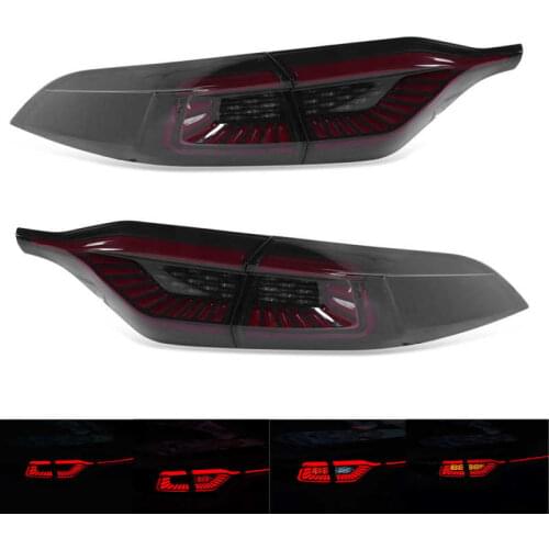 New Full LED Dynamic Tail Lights Assembly Smoked Lens Fit for Toyota Corolla 4-Door Sedan LE SE E210 2020