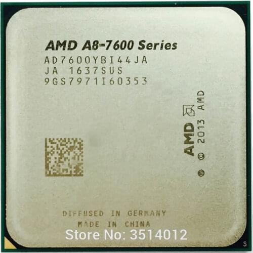AMD A8-Series A8-7600 A8 7600K A8 7600B 3.1GHz Quad-Core CPU Processor AD7600YBI44JA/AD760BYBI44JA Socket FM2