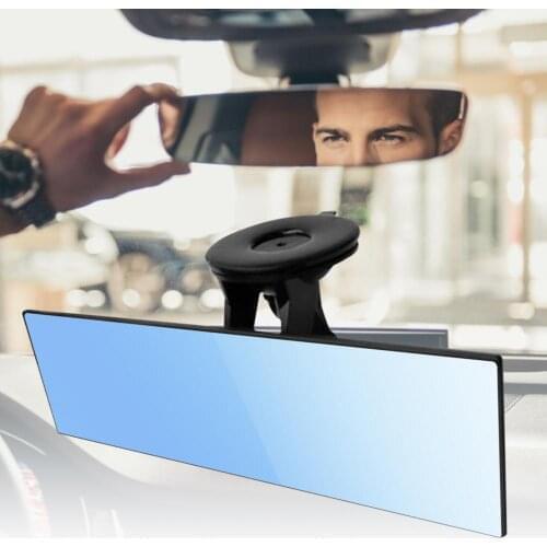 Universal Car Mirror Interior Rearview Mirrors Auto Rear View Mirror Anti-glare Wide-angle Surface Blue Mirror Auto Accessories