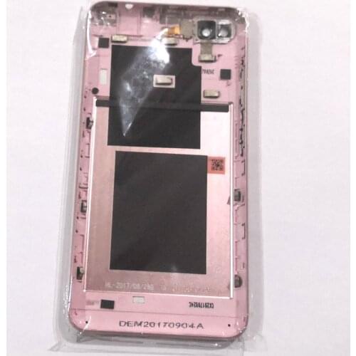 For Asus Zenfone 4 Max Pro Zc554KL Battery cover back rear door housing For Zc554KL back frame glass with camera lens