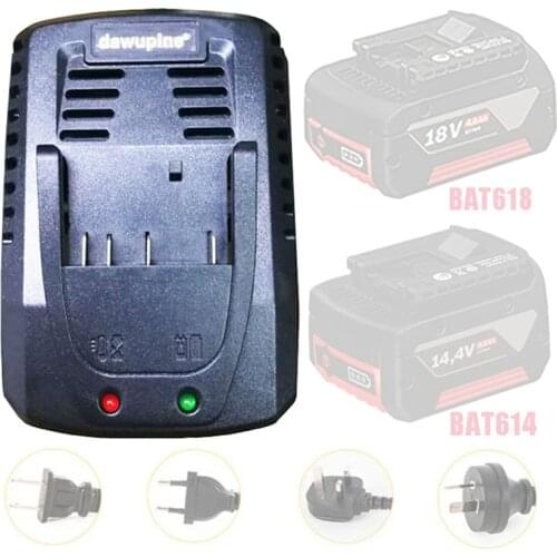 Dawupine AL1860CV Li-ion Battery Charger 3A 1.6A For Bosch 18V 14.4V BAT609G BAT618 BAT618G BAT614 2607336236 Electrical Drill
