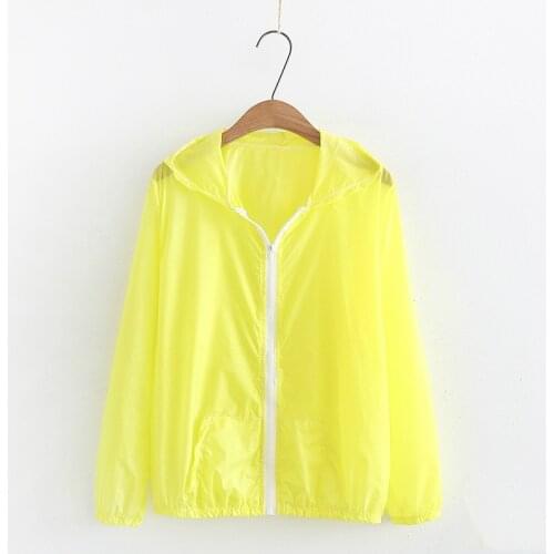 2019 new summer ultra-thin skin sports outdoor womens quick-drying sunscreen waterproof breathable air conditioning jacket