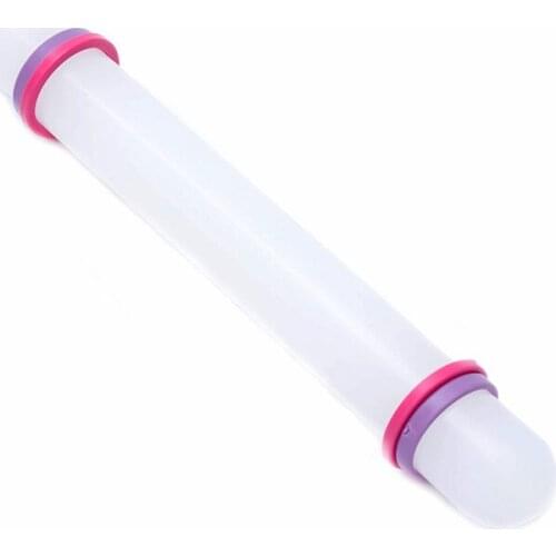 1PC 9 inch DIY making Cake Roller tools White Non Stick Glide Fondant Rolling Pin Fondant Cake Dough Roller Decorating LB 464