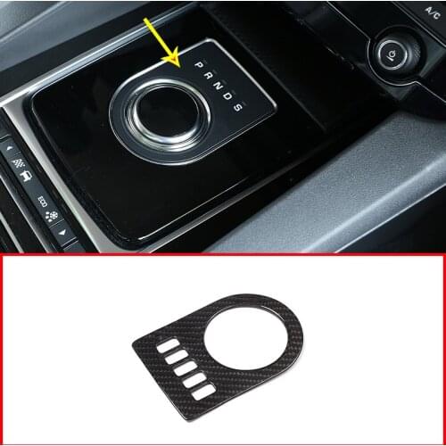 1 Pcs for Jaguar XF XE XJL XJ F-Pace Gear Shift Panel Trim 100% Carbon Fiber Car Interior Accessories