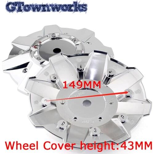 1pc 228mm 149mm Car Wheel Center Hub Caps Fit For C-A02 Tire Rims Chrome Silver Dustproof