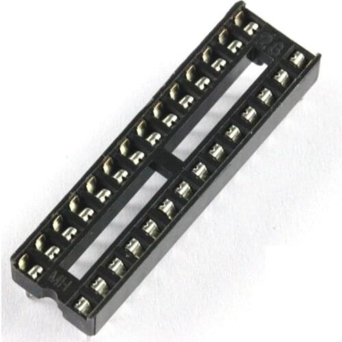 10 pcs DIP-28 28 PIN 28PIN DIP IC Sockets Adaptor Solder Type Narrow