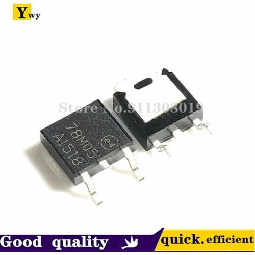 10PCS/LOT New 78M05 SMD 7805 three-terminal voltage regulator L78M05CDT TO-252 SOT-252 5V