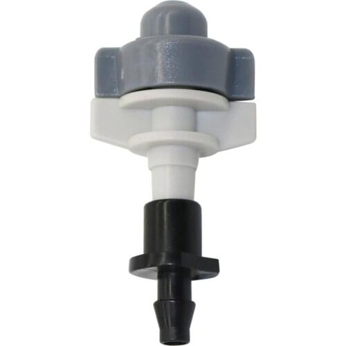 6mm Micro Atomization Nozzles With 6mm to 4/7mm Interface Straight Connectors Garden Irrigation System Misting Sprinklers 10Pcs