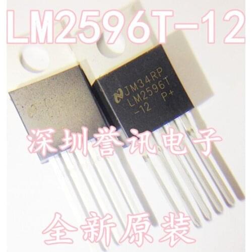 100% New original LM2596T-12 LM2596-12 12V TO-220